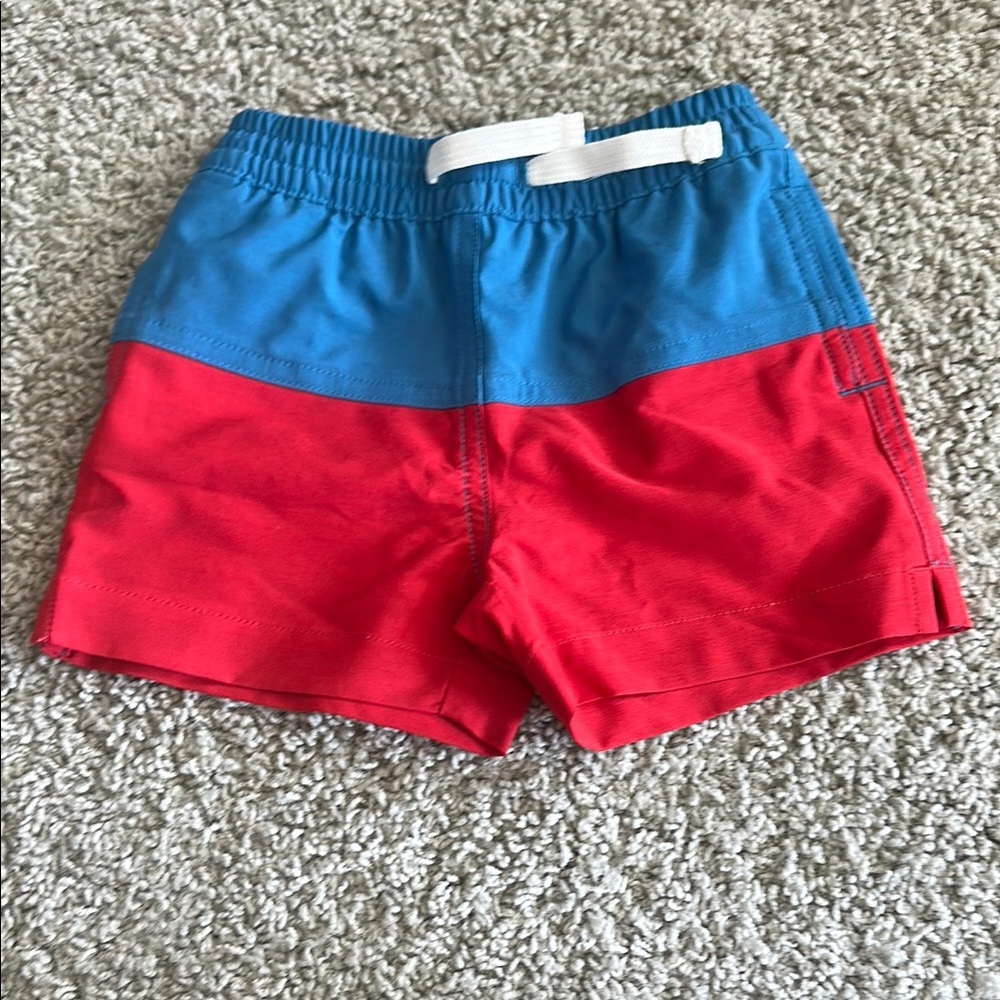 Chubbies Red and Blue Kids' Swim Shorts